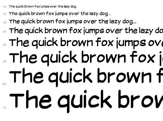 Suplexmentary Comic NC font waterfall